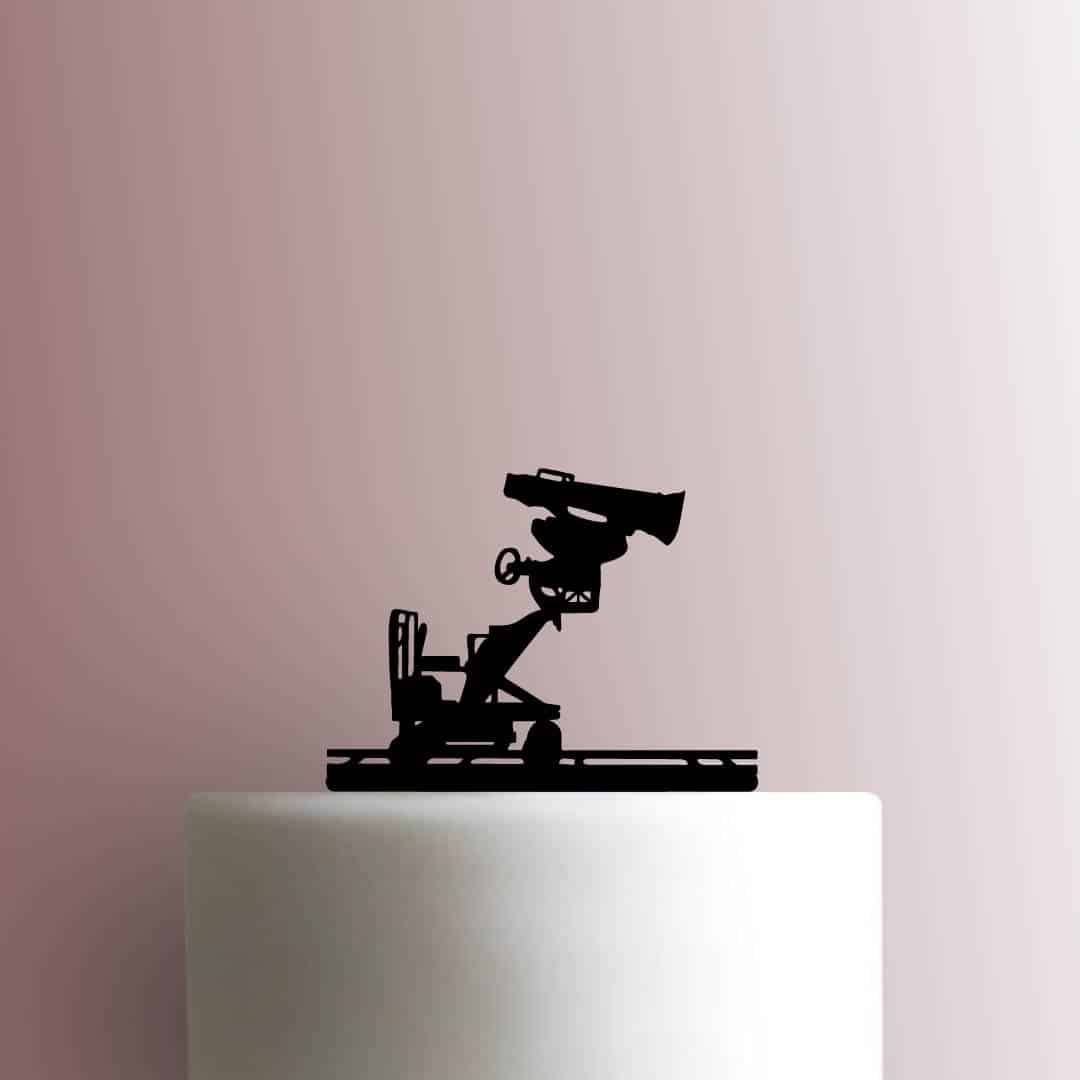 Camera Dolly - Acrylic Cake Topper