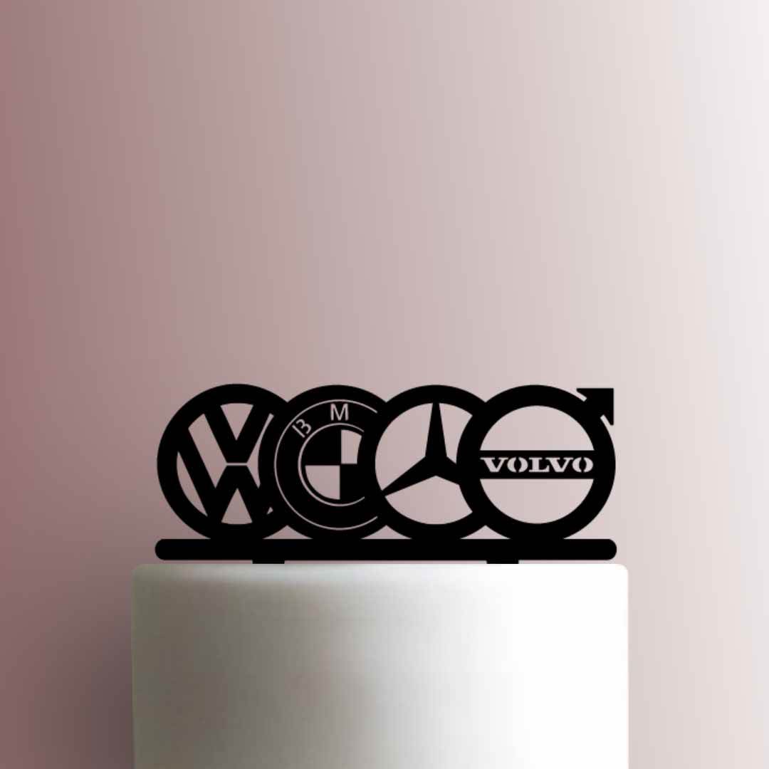 Car Brands - Acrylic Cake Topper