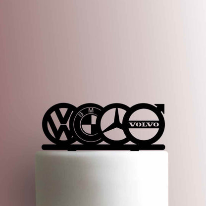 Car Brands - Acrylic Cake Topper