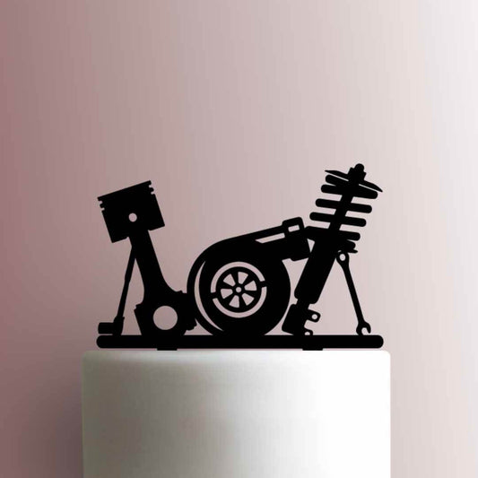 Car Parts and Tools - Acrylic Cake Topper