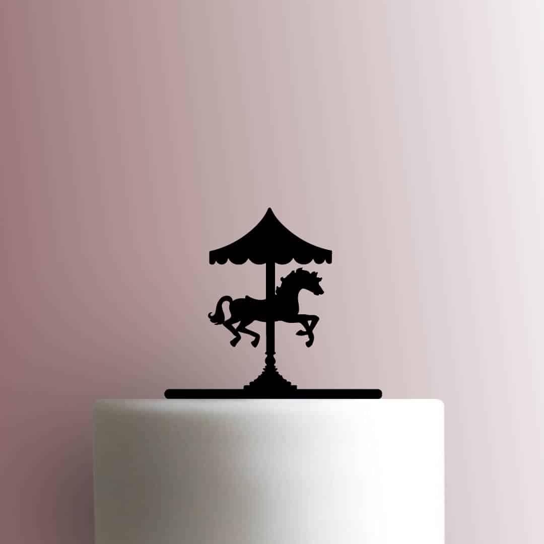 Carousel Horse - Acrylic Cake Topper