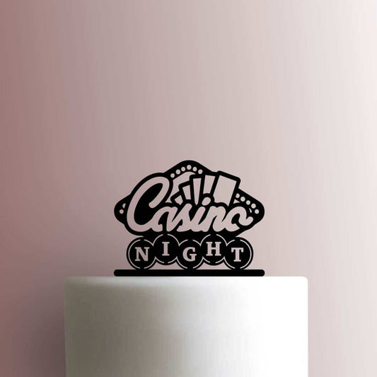 Casino Night - Acrylic Cake Topper
