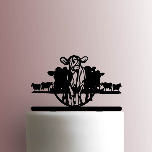Cattle Ranch - Acrylic Cake Topper