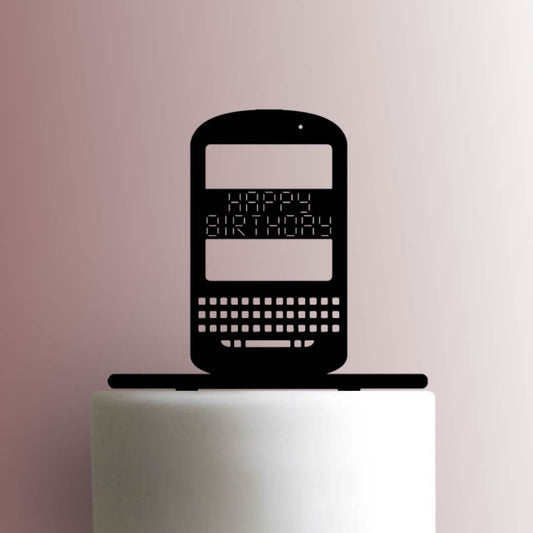 Cell Phone Happy Birthday - Acrylic Cake Topper