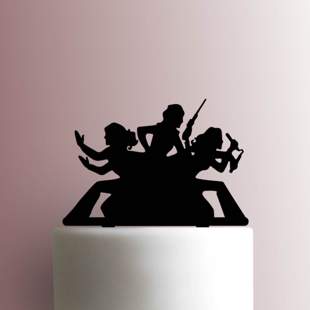 Charlies Angels - Acrylic Cake Topper