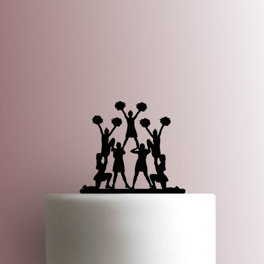 Cheerleader Pyramid - Acrylic Cake Topper