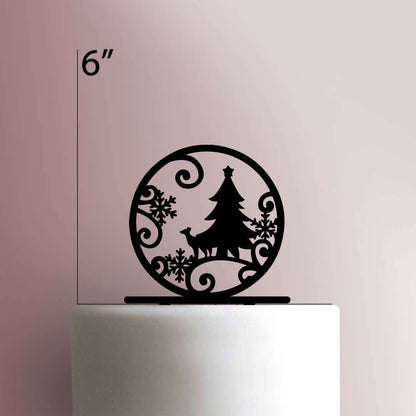 Christmas- Acrylic Cake Topper