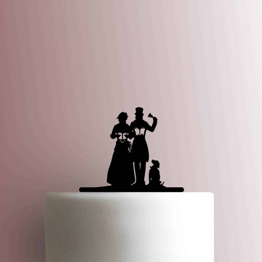 Christmas Carolers - Acrylic Cake Topper