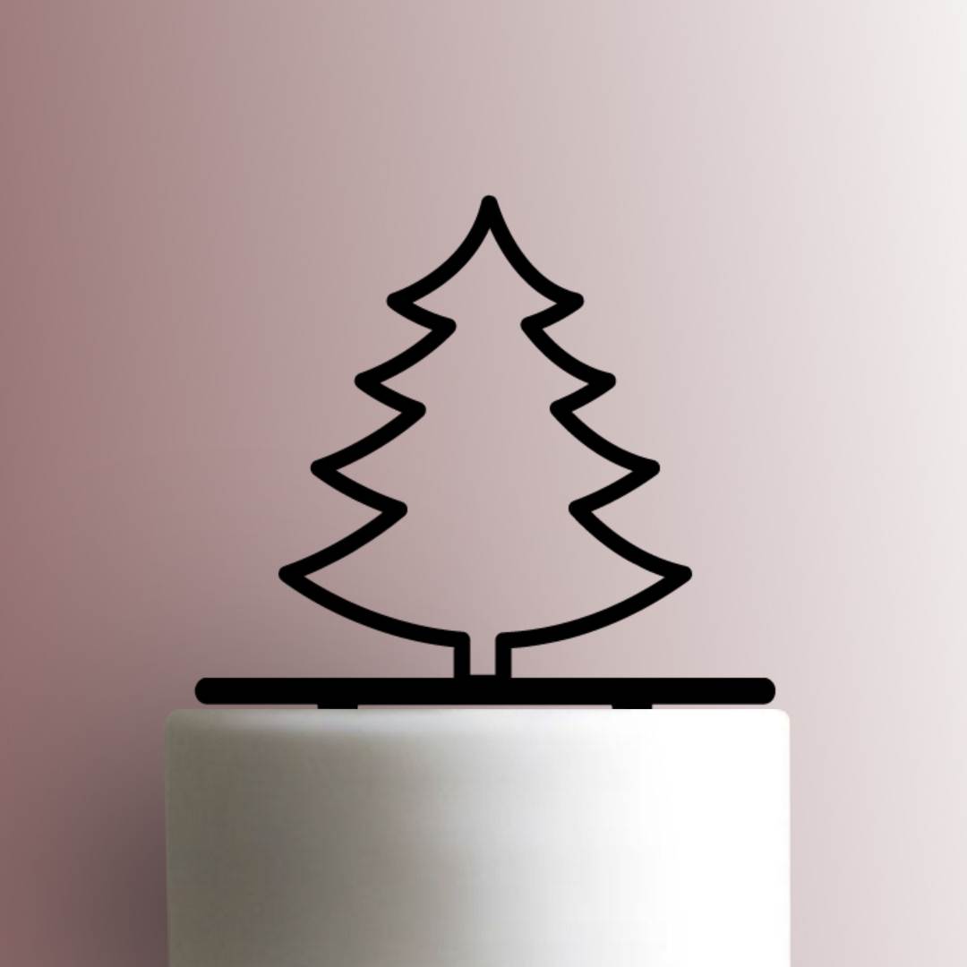Christmas Tree- Acrylic Cake Topper