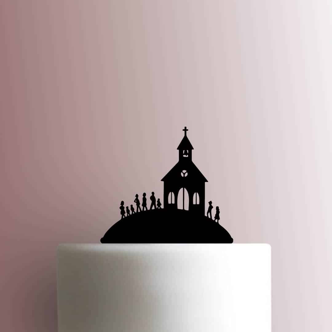 Church - Acrylic Cake Topper