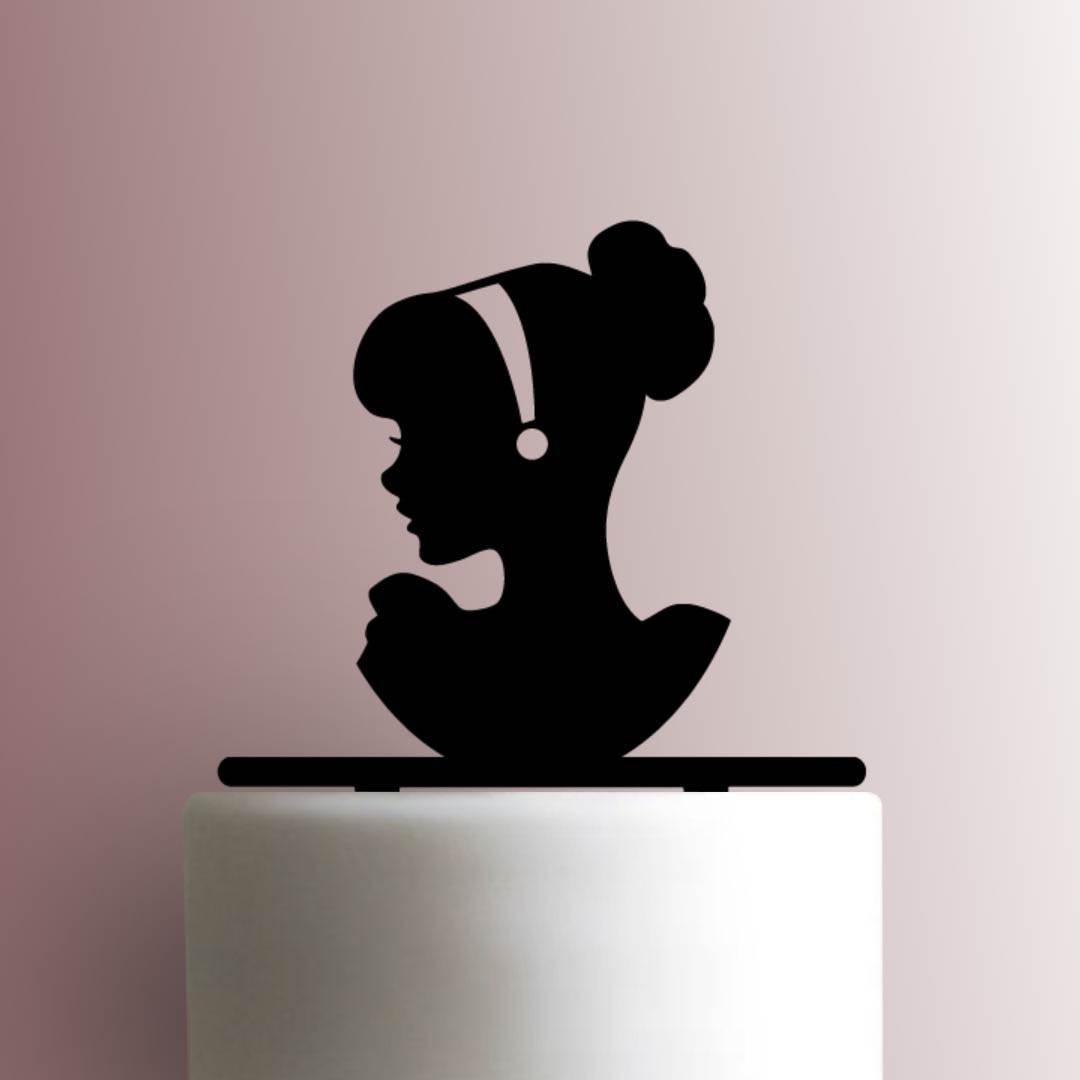 Cinderella Head - Acrylic Cake Topper