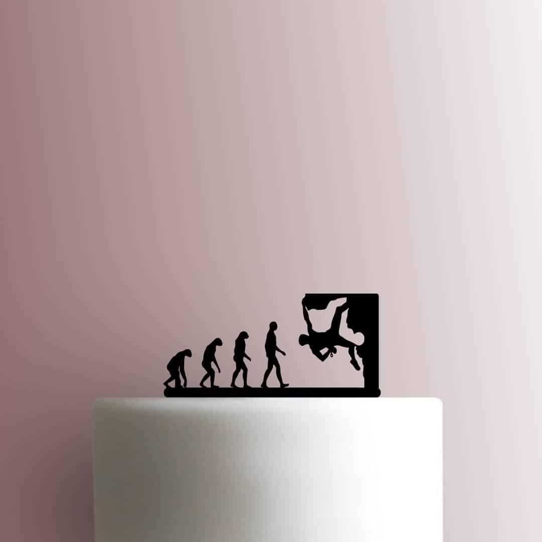 Climb Evolution Hiking - Acrylic Cake Topper