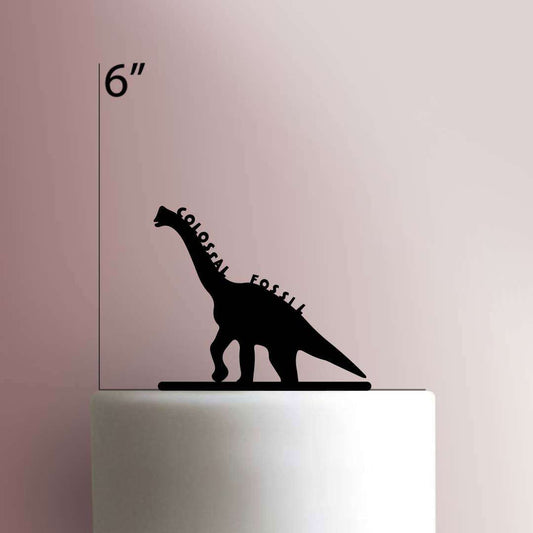 Colossal Fossil- Acrylic Cake Topper