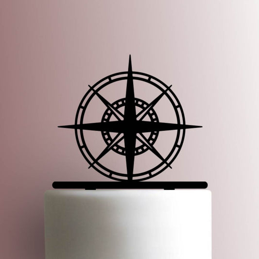 Compass - Acrylic Cake Topper