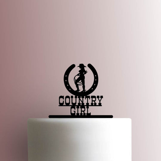 Country Girl - Acrylic Cake Topper