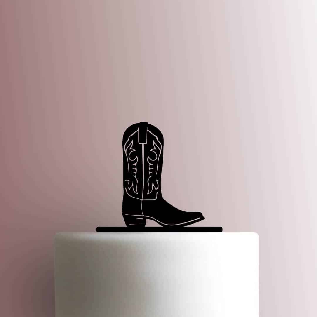 Cowboy Boot - Acrylic Cake Topper