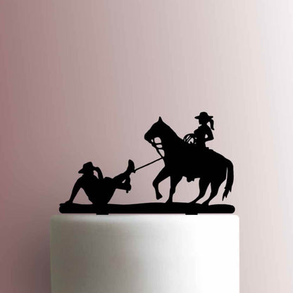 Cowboy Couple - Acrylic Cake Topper