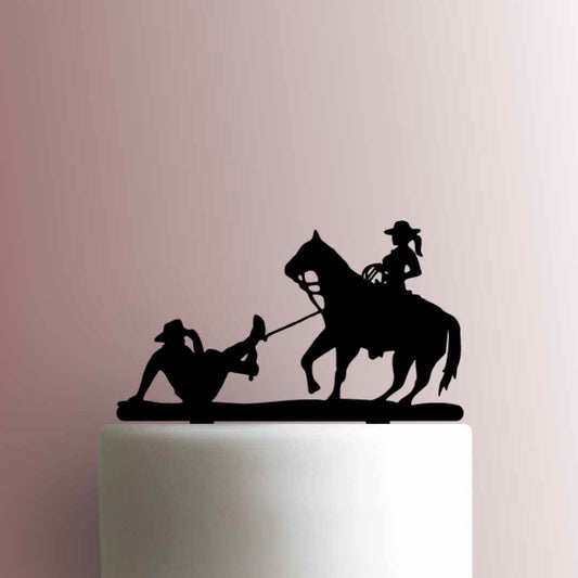 Cowboy Couple - Acrylic Cake Topper