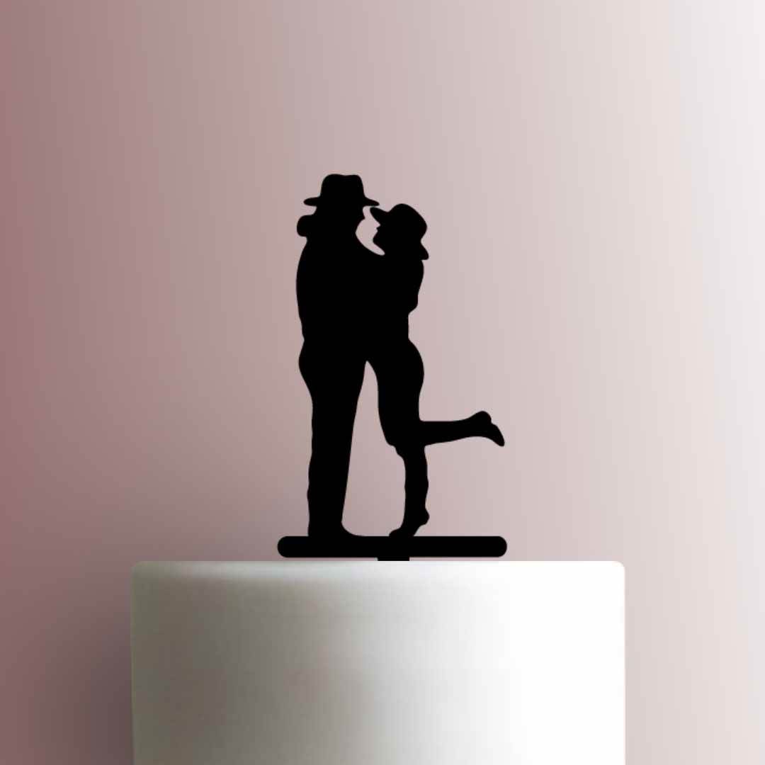 Cowboy and Cowgirl Couple - Acrylic Cake Topper
