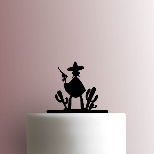 Cowboy in Desert - Acrylic Cake Topper