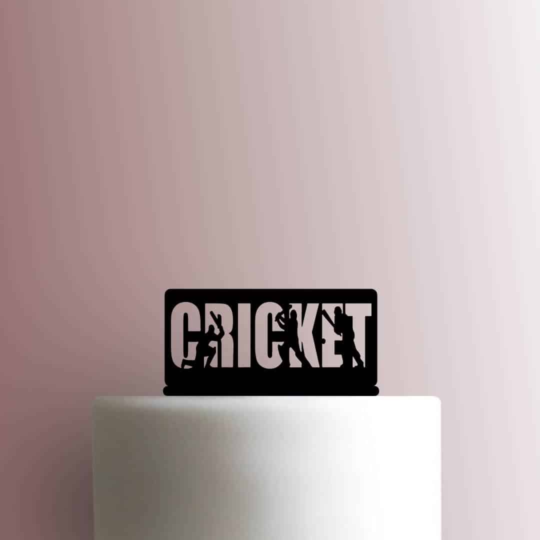 Cricket - Acrylic Cake Topper