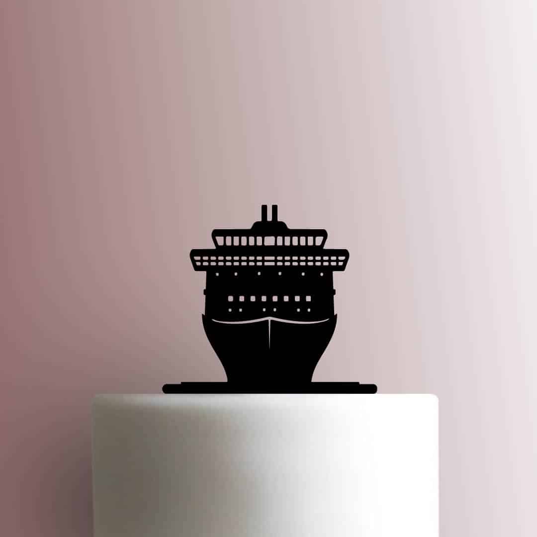 Cruise Ship - Acrylic Cake Topper