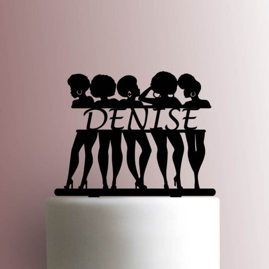 Custom Afro Girls Name - Acrylic Cake Topper