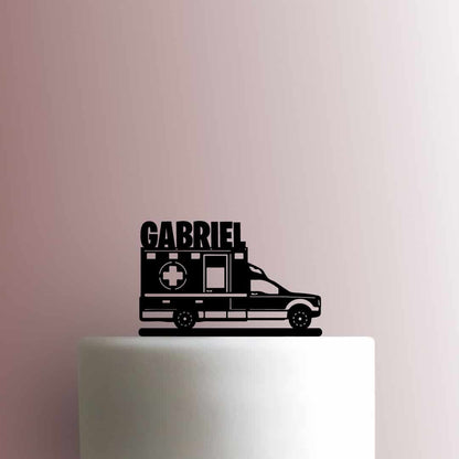 Custom Ambulance Name - Acrylic Cake Topper