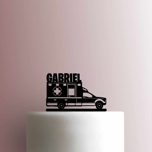 Custom Ambulance Name - Acrylic Cake Topper