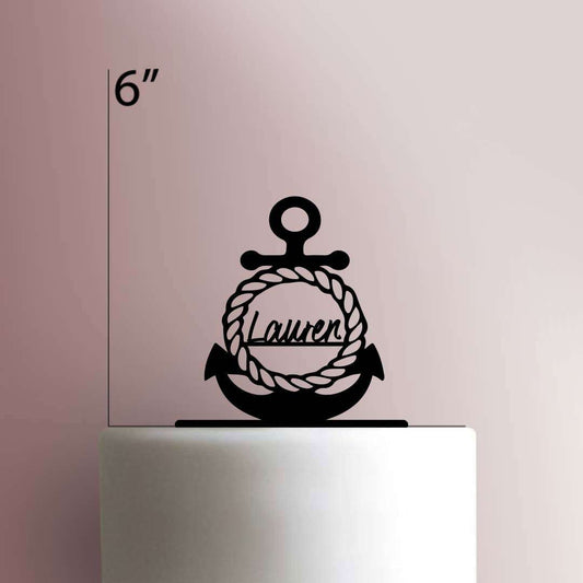 Custom Anchor- Acrylic Cake Topper