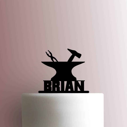 Custom Anvil Name - Acrylic Cake Topper