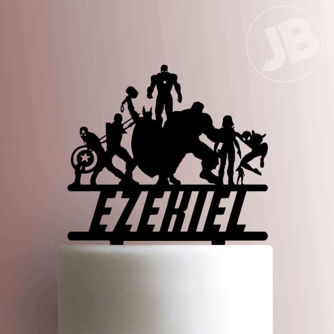 Custom Avengers- Acrylic Cake Topper