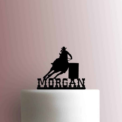 Custom Barrel Racing Name - Acrylic Cake Topper
