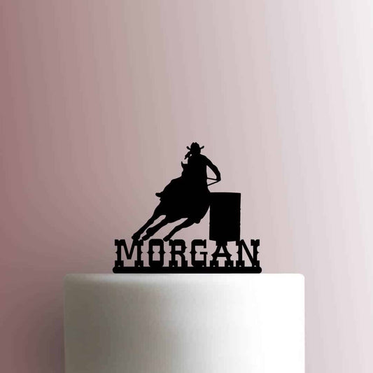 Custom Barrel Racing Name - Acrylic Cake Topper
