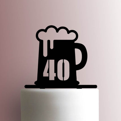 Custom Beer Mug Age- Acrylic Cake Topper
