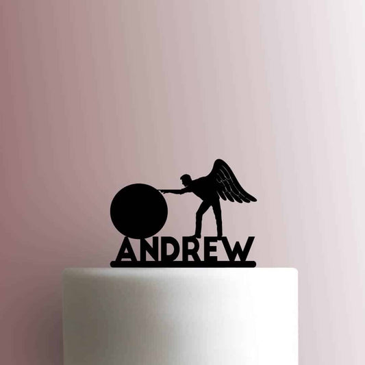 Custom Billiards Angel Name - Acrylic Cake Topper