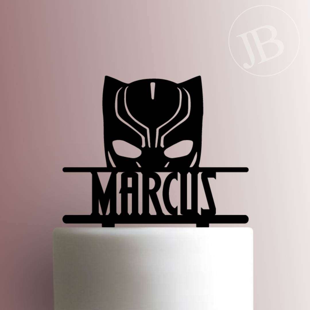 Custom Black Panther- Acrylic Cake Topper
