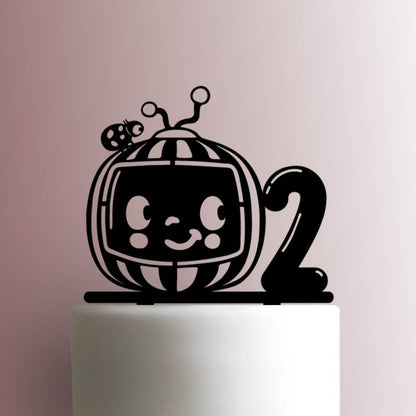 Custom CoComelon Icon Age - Acrylic Cake Topper