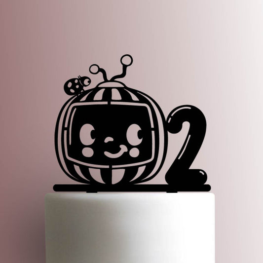 Custom CoComelon Icon Age - Acrylic Cake Topper