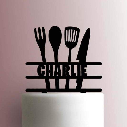 Custom Cook- Acrylic Cake Topper