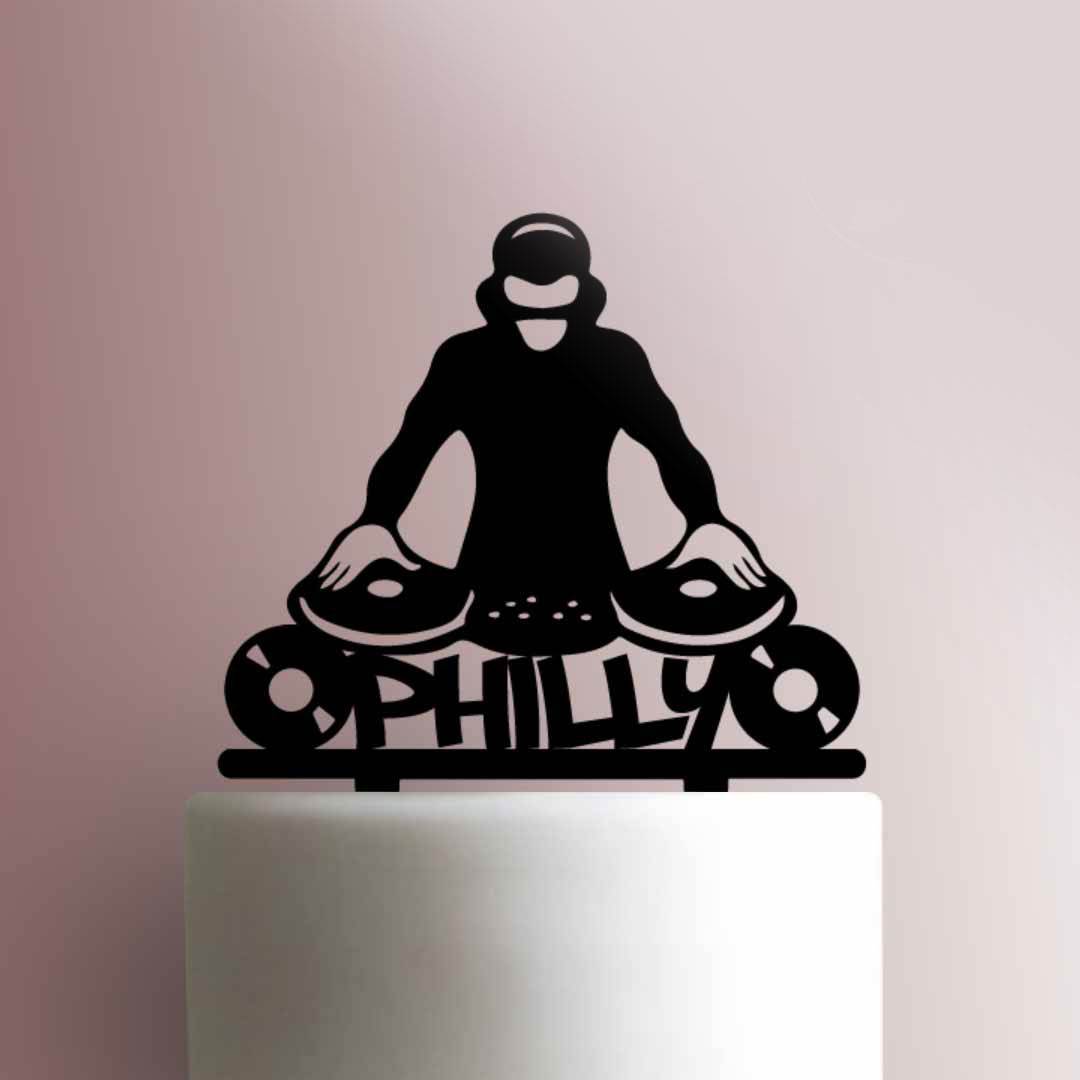 Custom DJ- Acrylic Cake Topper
