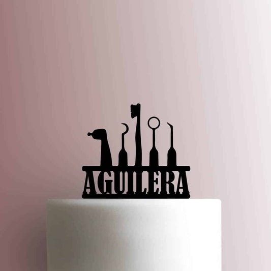 Custom Dentist Name - Acrylic Cake Topper