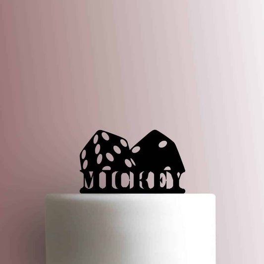 Custom Dice Name - Acrylic Cake Topper