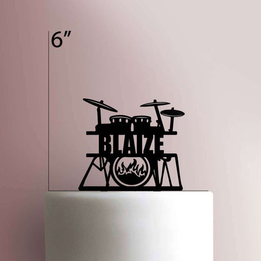 Custom Drums- Acrylic Cake Topper
