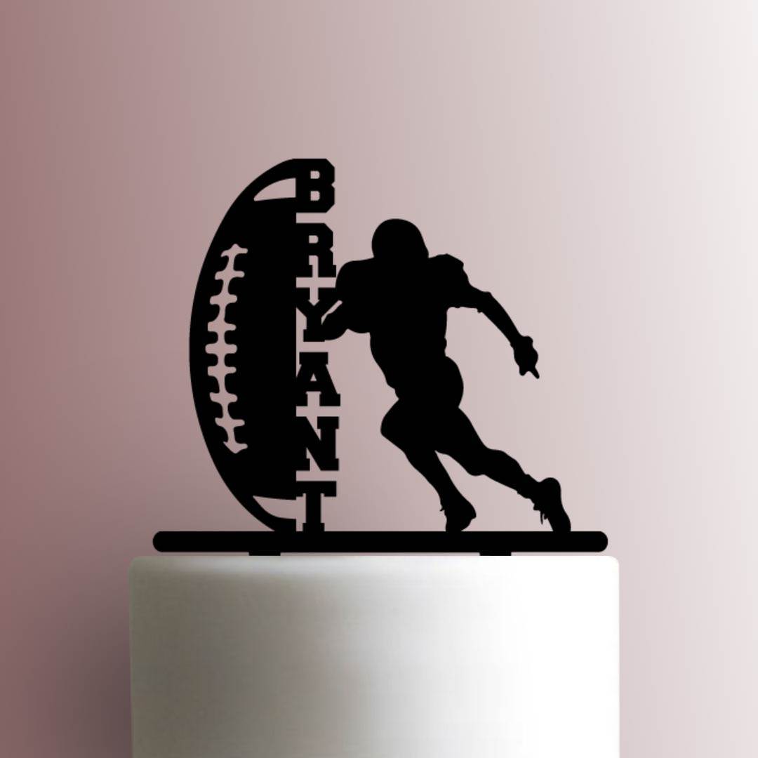 Custom Football Player Name - Acrylic Cake Topper