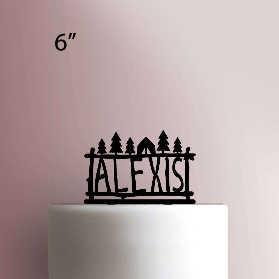 Custom Forest- Acrylic Cake Topper
