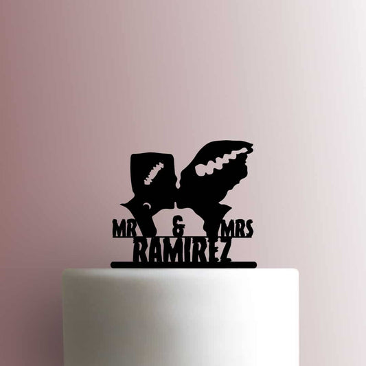 Custom Frankenstein Wedding Name - Acrylic Cake Topper