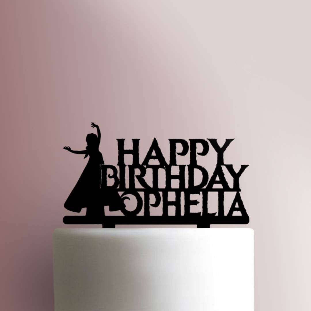 Custom Frozen Elsa- Acrylic Cake Topper