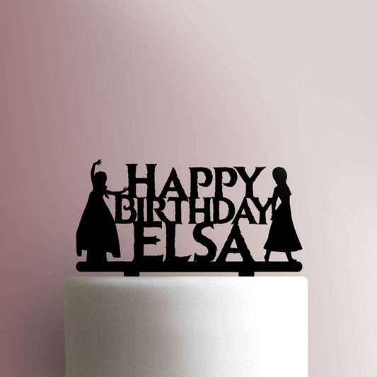 Custom Frozen Happy Birthday- Acrylic Cake Topper