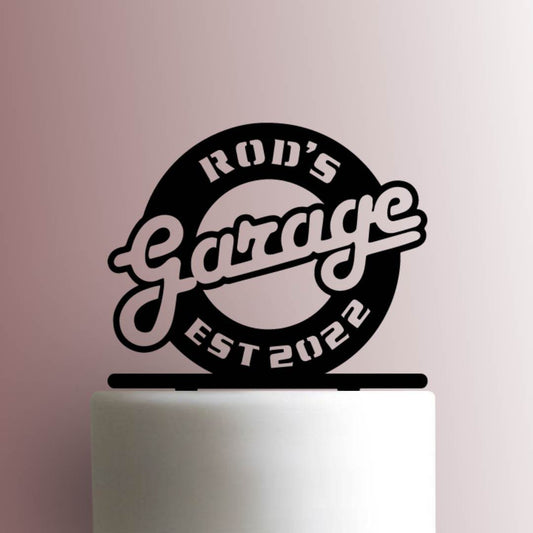 Custom Garage Name and Number - Acrylic Cake Topper